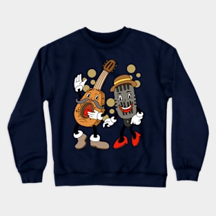 Retro Lovely Music Crewneck Sweatshirt